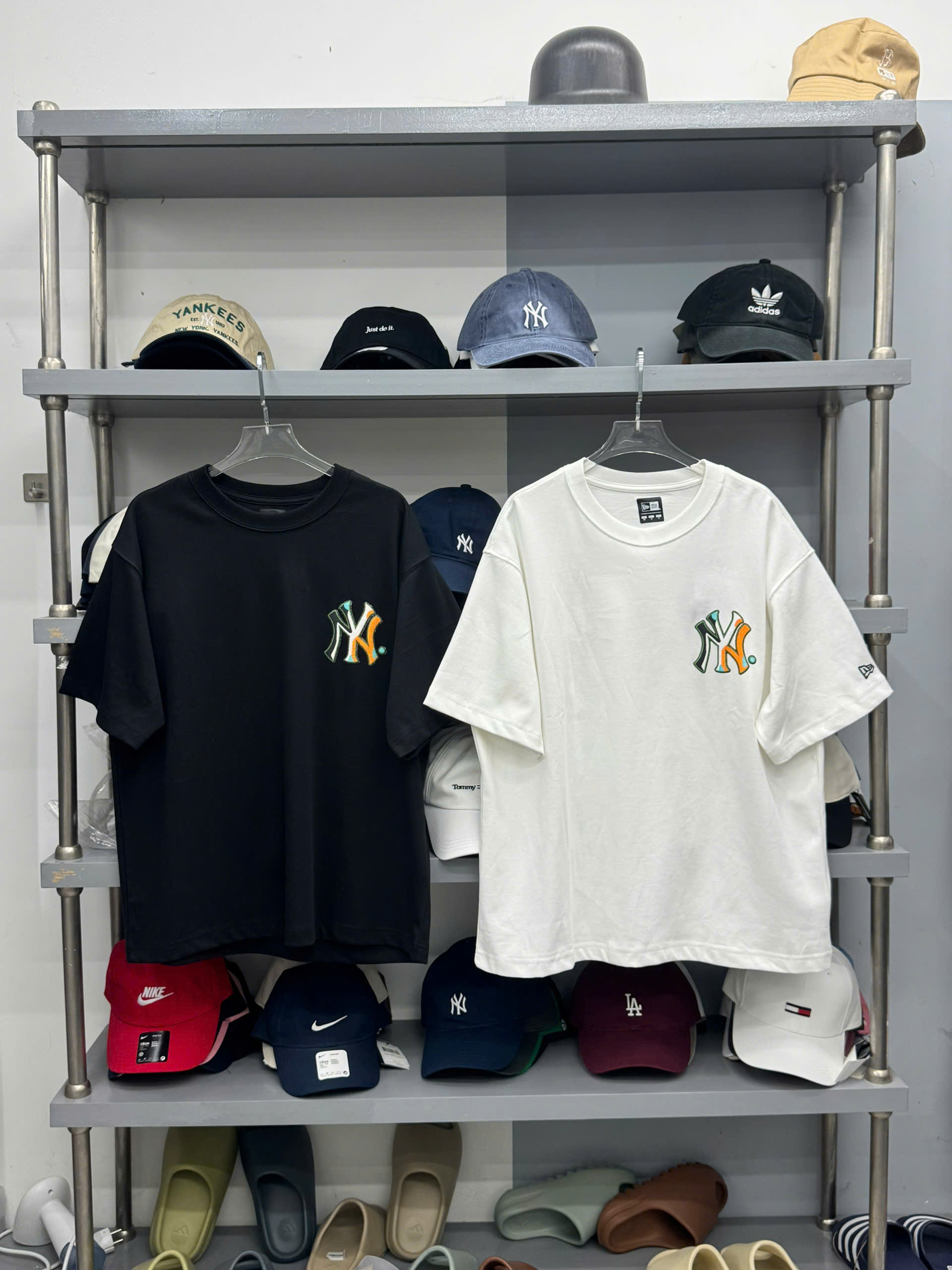 2603 - Áo New Era Yankee Đen NY - Fabric [HÀNG CHÍNH HÃNG]