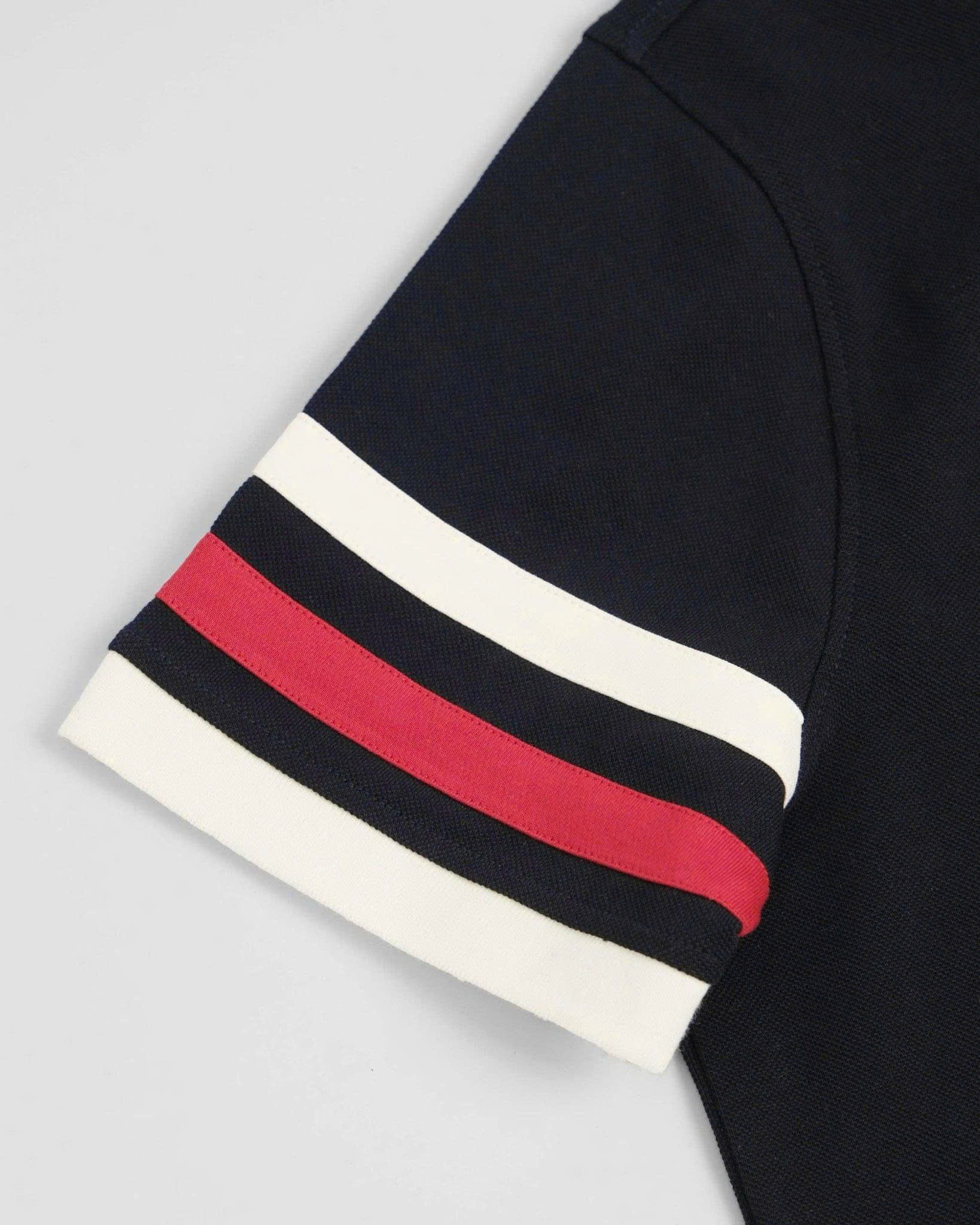 2600 - Áo Polo New Era NY 59FIFTY MLB Doughnut Xanh Navy Tay Viền [HÀNG CHÍNH HÃNG] [HÀNG CHÍNH HÃNG]