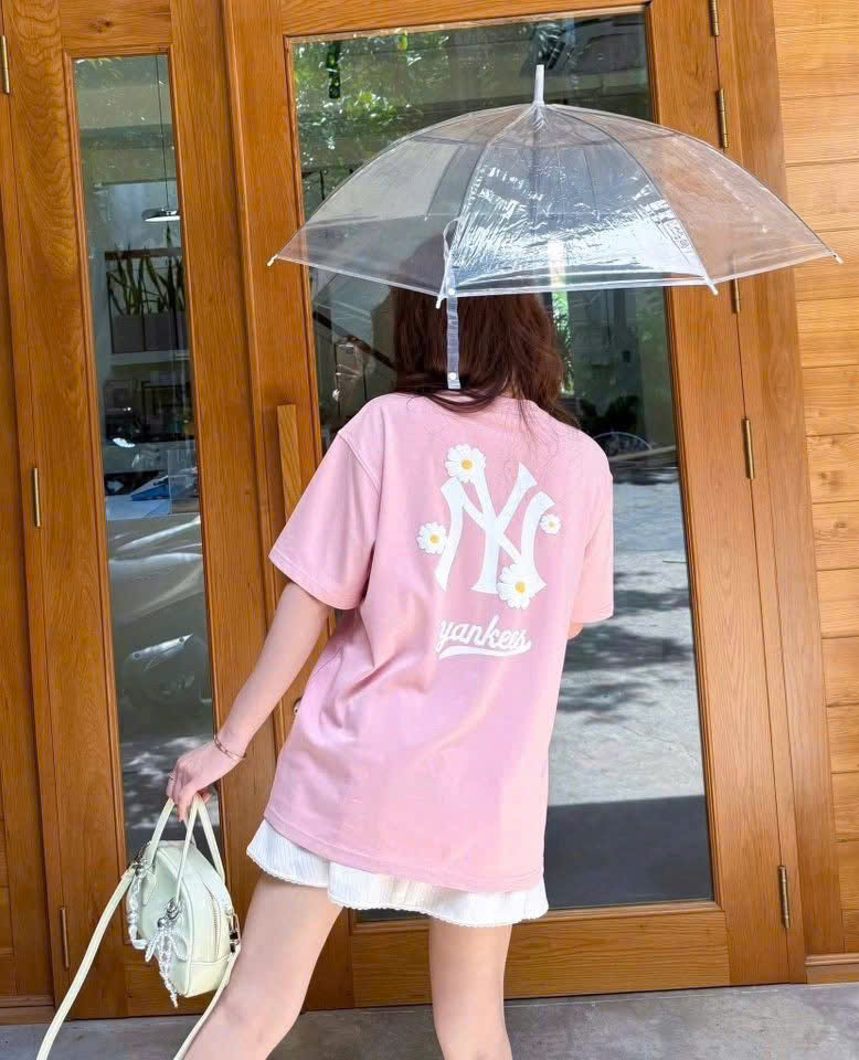 2757 - Áo New Era NY Hoa Cúc Daisy Hồng [HÀNG CHÍNH HÃNG]