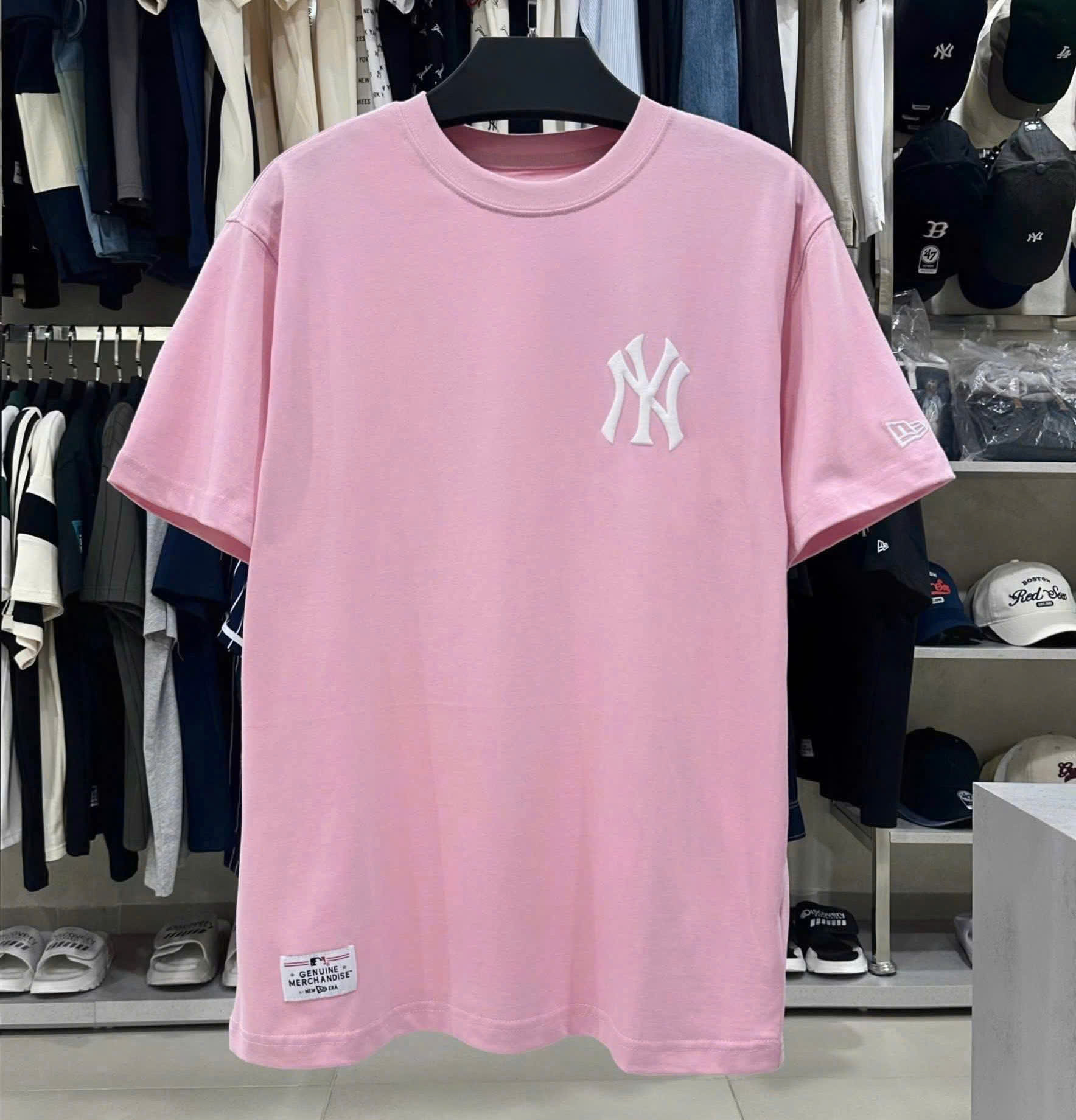 2757 - Áo New Era NY Hoa Cúc Daisy Hồng [HÀNG CHÍNH HÃNG]