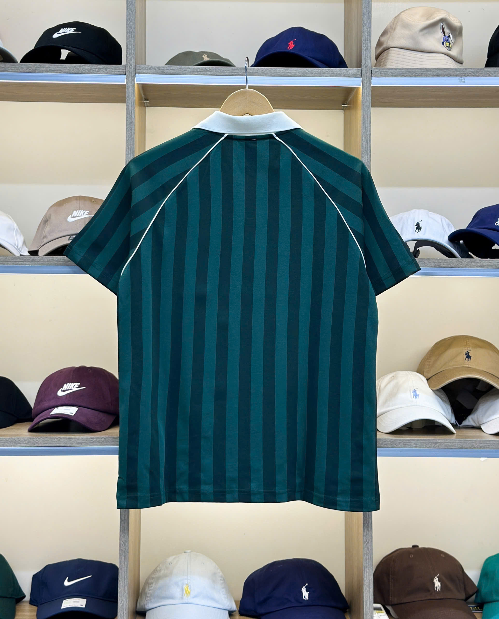 2762 - Áo Polo New Era New York Jersey Xanh Lá [HÀNG CHÍNH HÃNG]