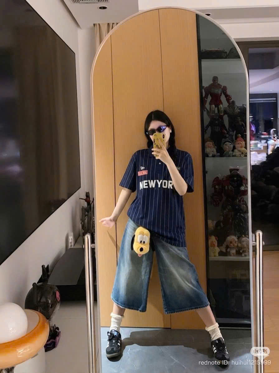 2736 - Áo Polo New Era New York Xanh Navy Sọc [HÀNG CHÍNH HÃNG]