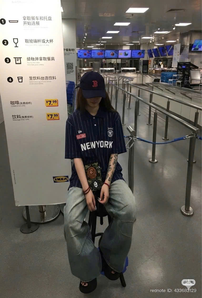 2736 - Áo Polo New Era New York Xanh Navy Sọc [HÀNG CHÍNH HÃNG]