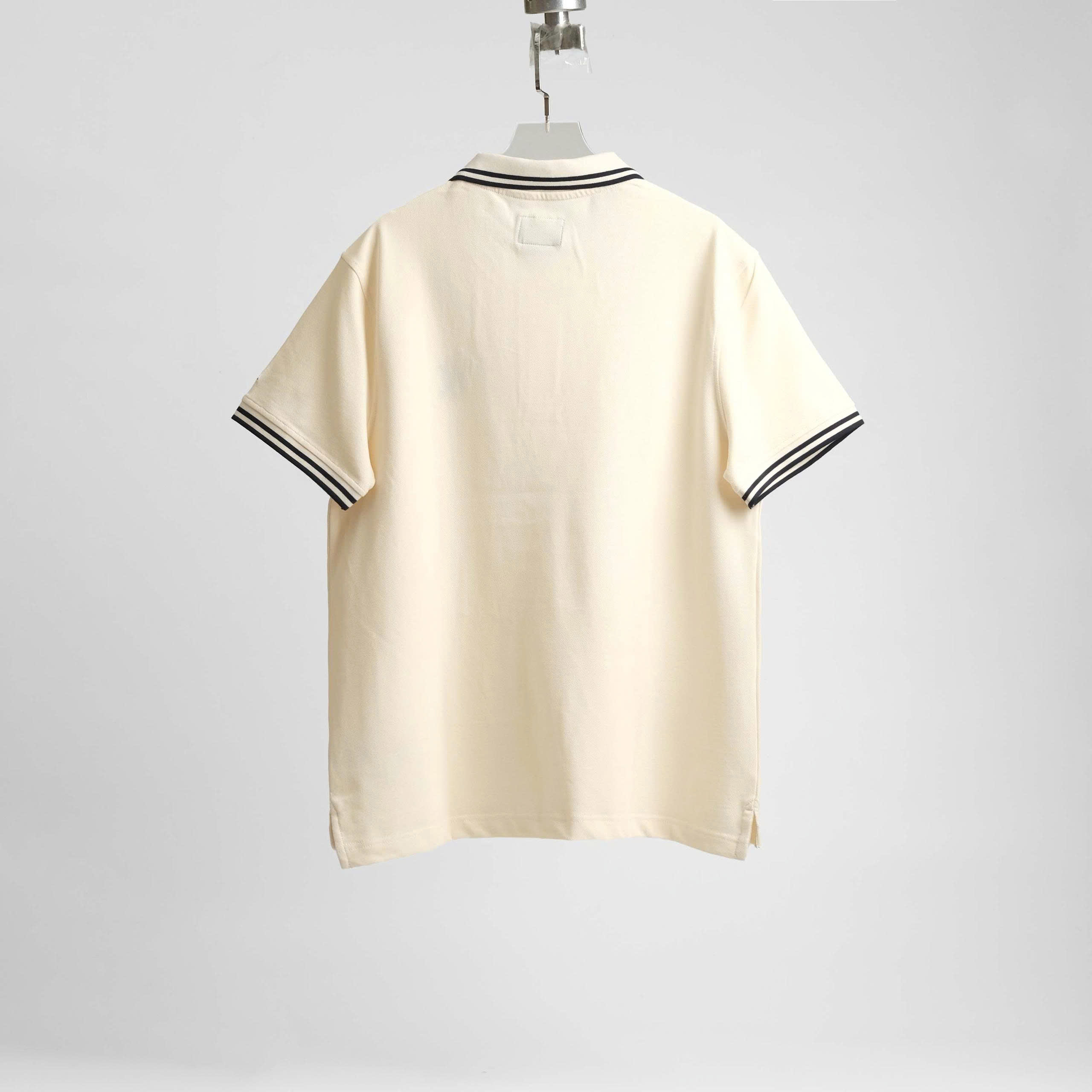 2774 - Áo Polo New Era NY Trắng Kem Thêu Xanh Navy [HÀNG CHÍNH HÃNG]