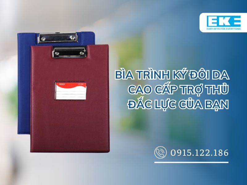 Bìa Trình Ký Đôi Da Cao Cấp - Trợ Thủ Đắc Lực Của Bạn