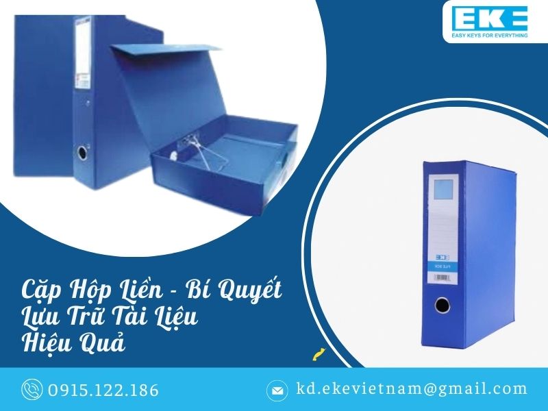 Cặp Hộp Liền - Bí Quyết Lưu Trữ Tài Liệu Hiệu Quả
