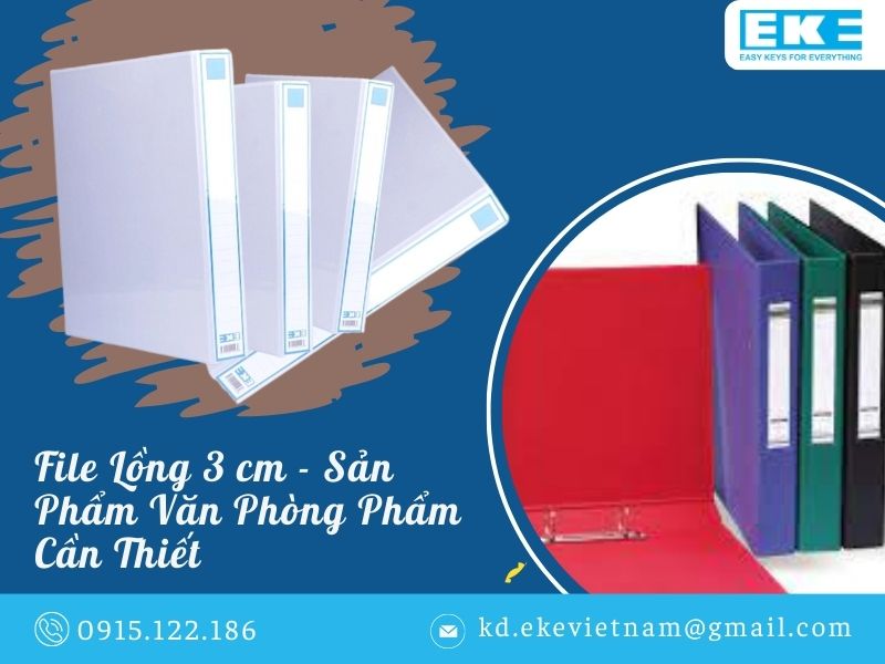 File Lồng 3cm - Sản Phẩm Văn Phòng Phẩm Cần Thiết
