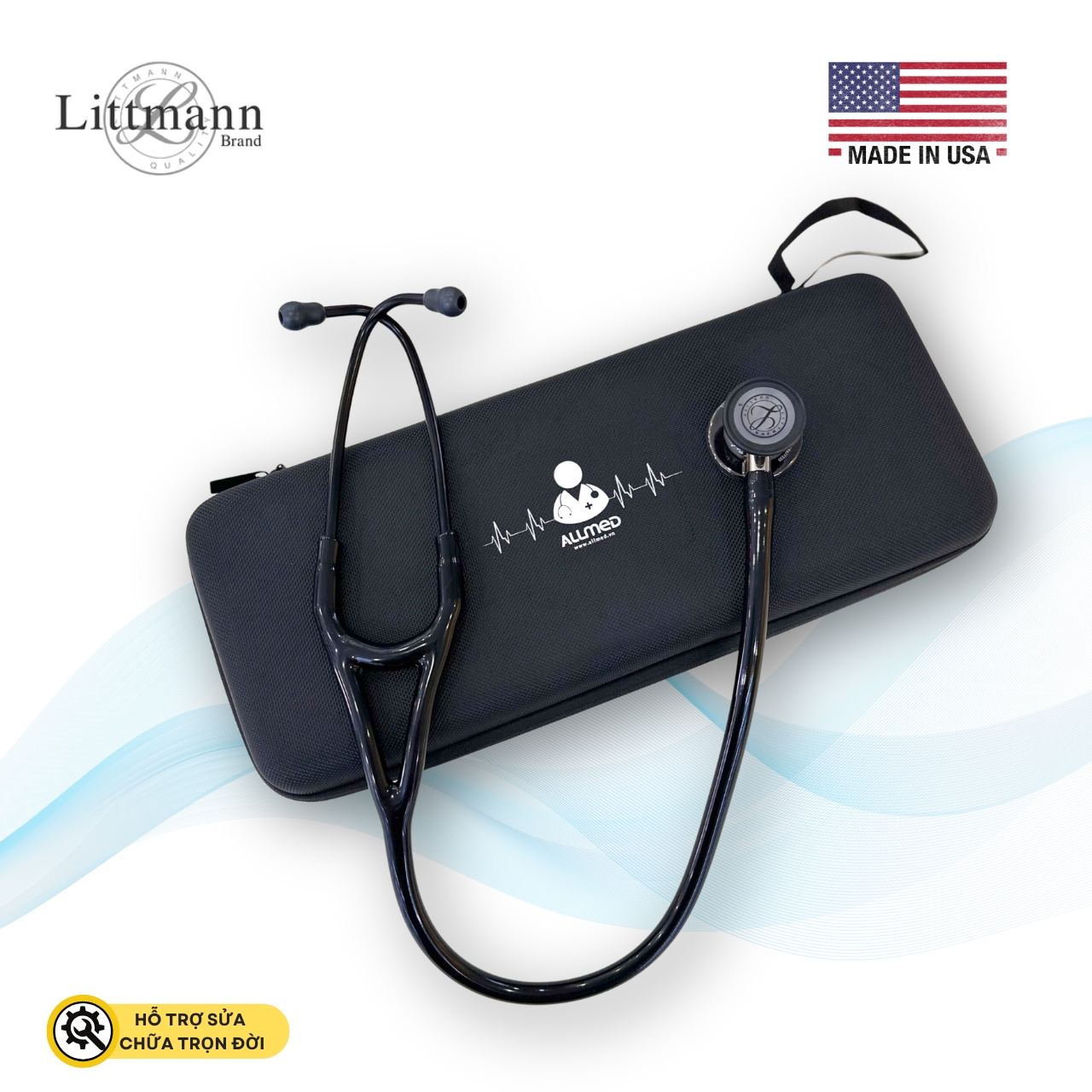Ống Nghe Littmann Cardiology IV™ High Polish Smoke-Black 6204 (Limited)