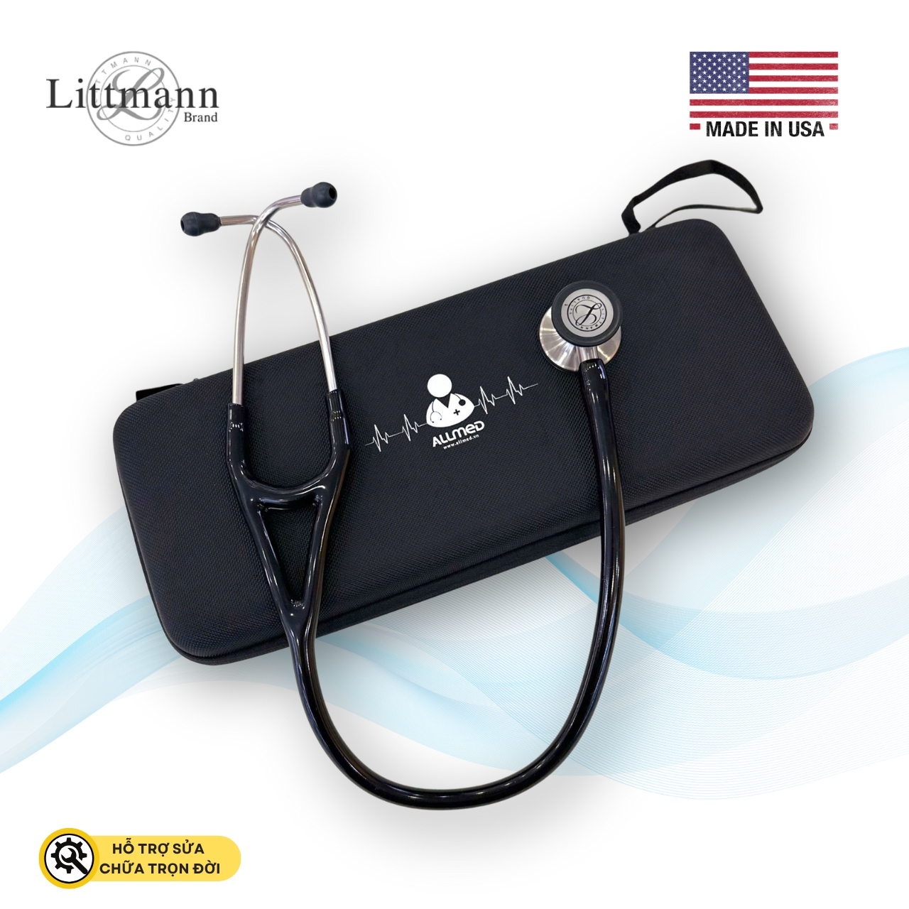 Ống Nghe Littmann Cardiology IV™ Black 6152