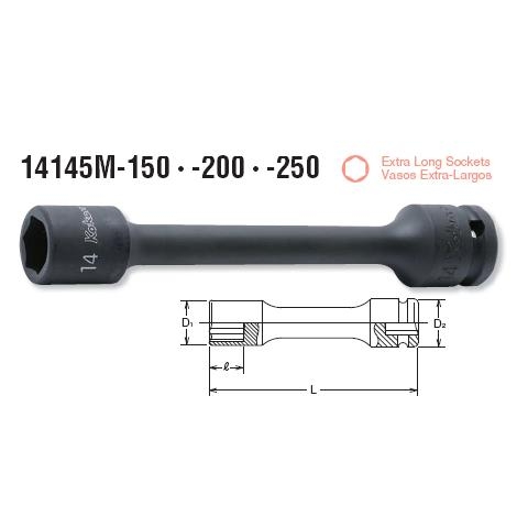 Đầu khẩu nối dài 1/2 inch 14145M