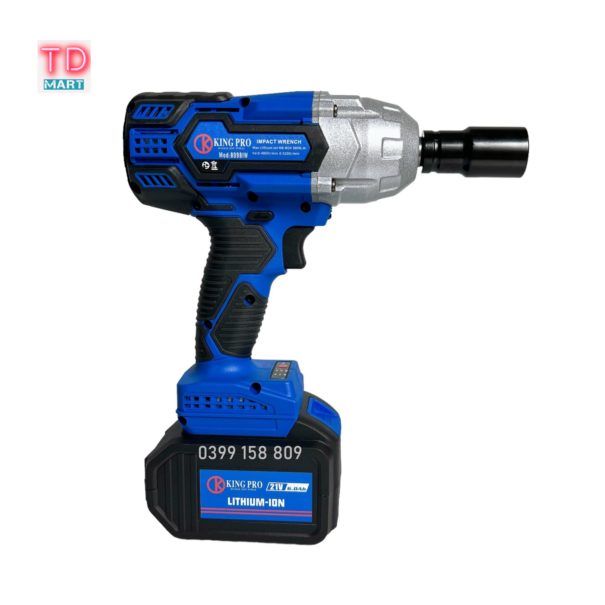 Máy siết bu lông Kingpro 880Nm