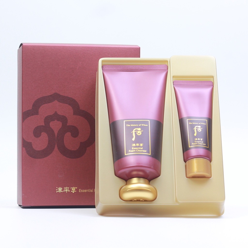 Set sữa rửa mặt whoo đỏ chống lão hoá 45kw tăng 2% (30ea)