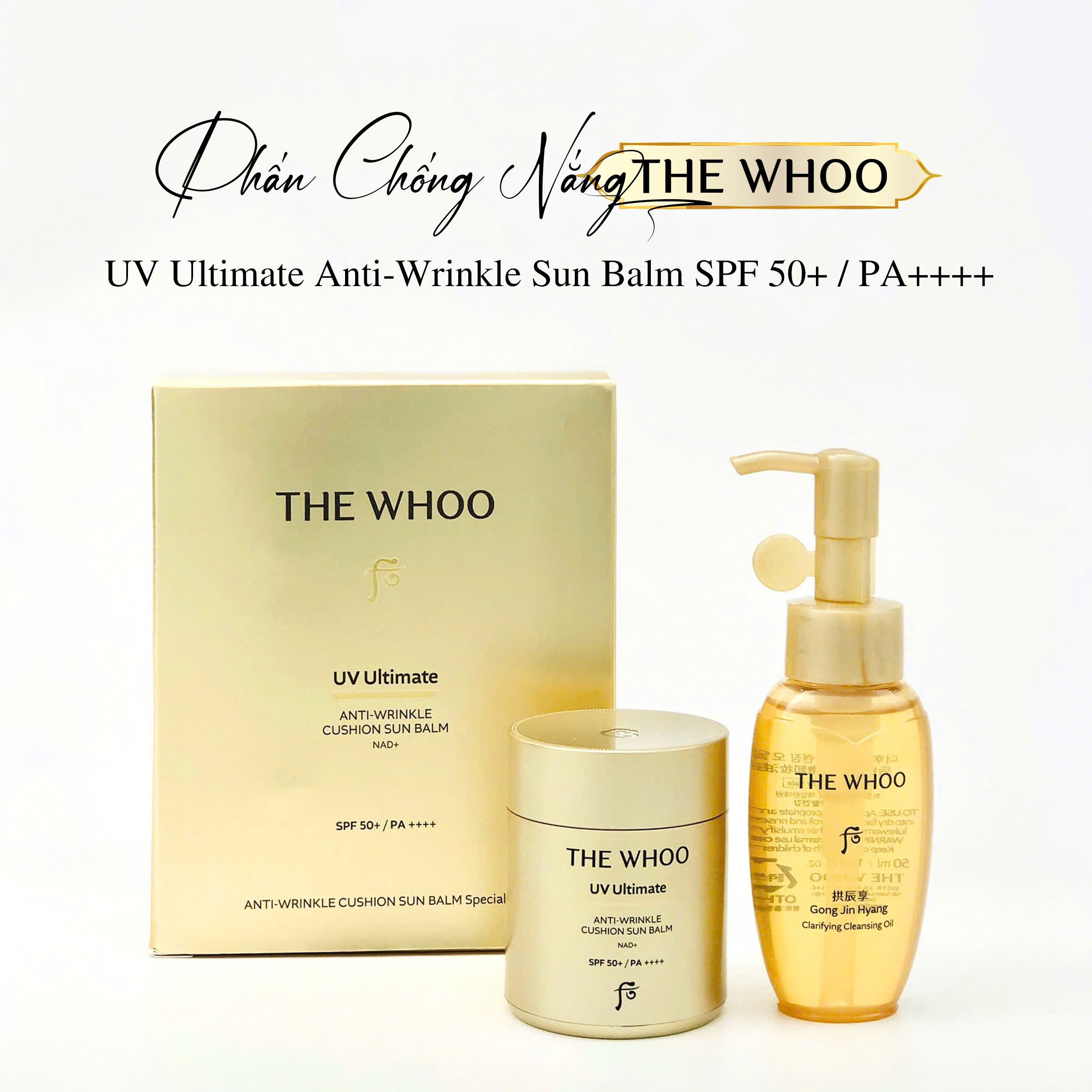 Phấn Chống Nắng The Whoo UV Ultimate Anti-Wrinkle Sun Balm SPF 50+ / PA++++