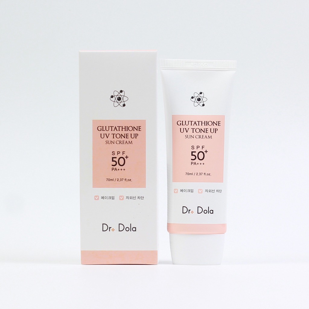 Kem chống nắng dưỡng trắng nâng tone Glutathione 70g Dr.dola (100ea)