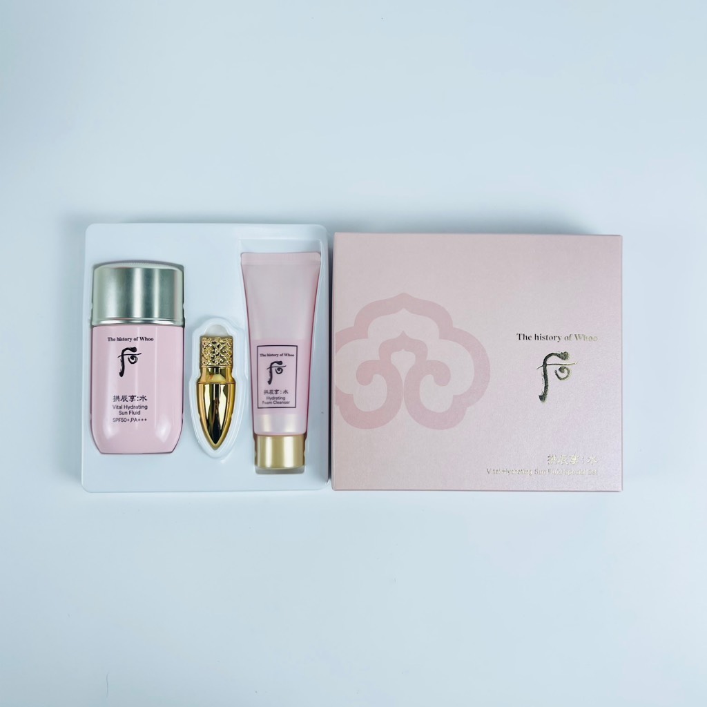 Set chống nắng whoo hồng tăng 1% 48kw (20ea)