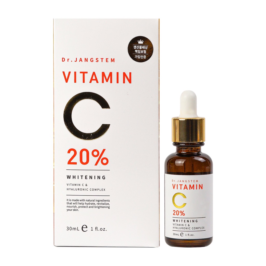 Tinh chất trị nám chuyên sâu dr.jangstem vitamin C 20% 30ml bệnh viện vands clinic (50ea)