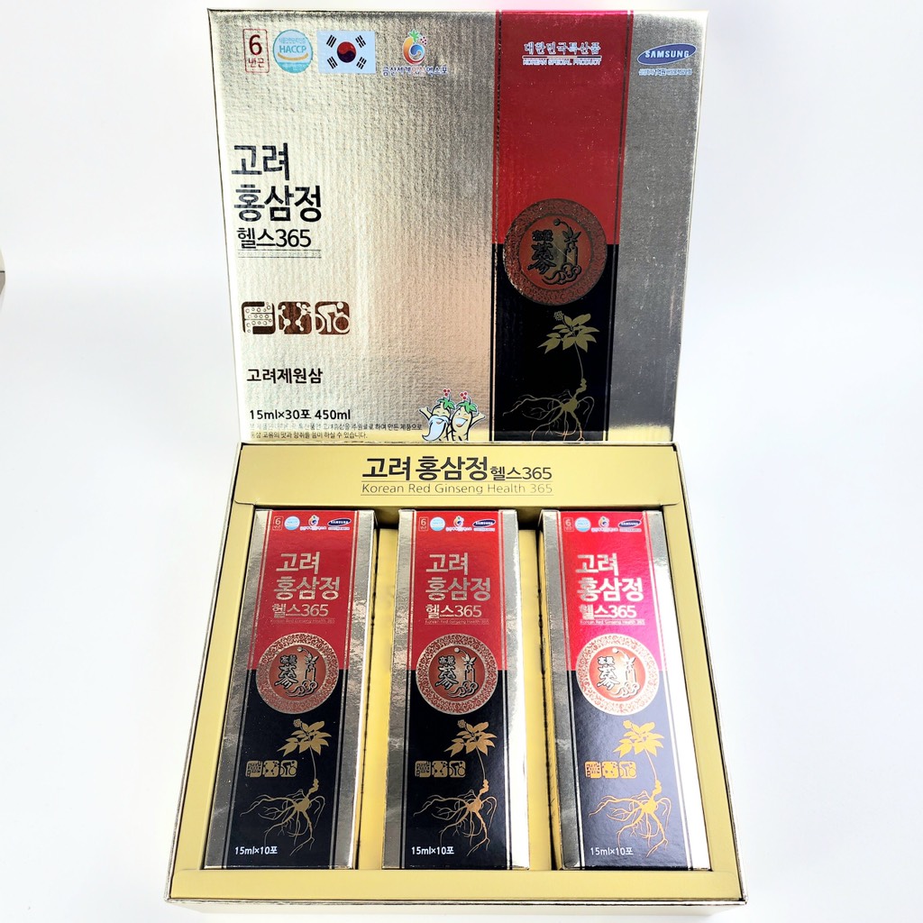 Hồng sâm người lớn 6 năm tuổi 365 hộp 30 gói (20ea)