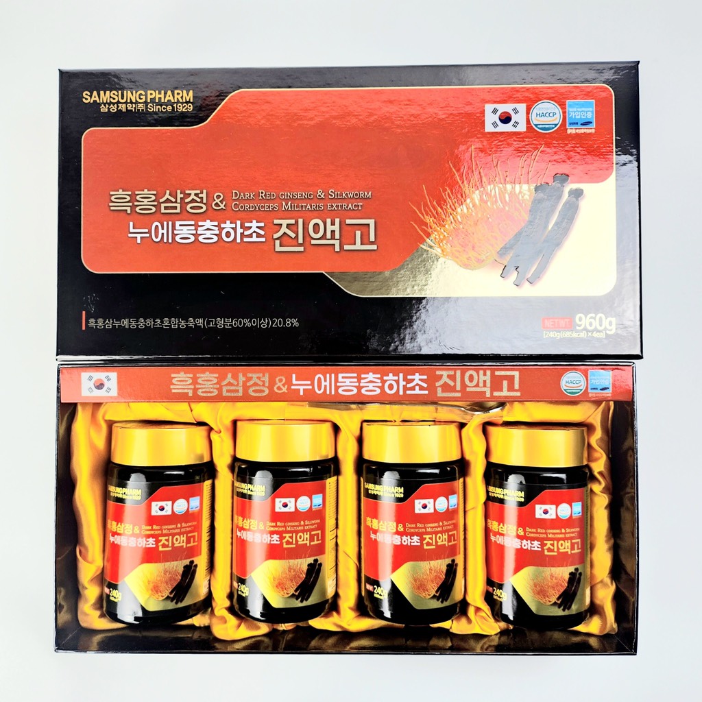 Cao sâm đen đông trùng hạ thảo Samsung Pharm 4 lọ x 240g (5ea)