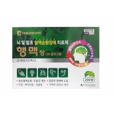 TPCN - Thuốc bổ não chống đột quỵ deawoong hàng hiệu thuốc 200 viên ngày 2 viên T1 (27ea)