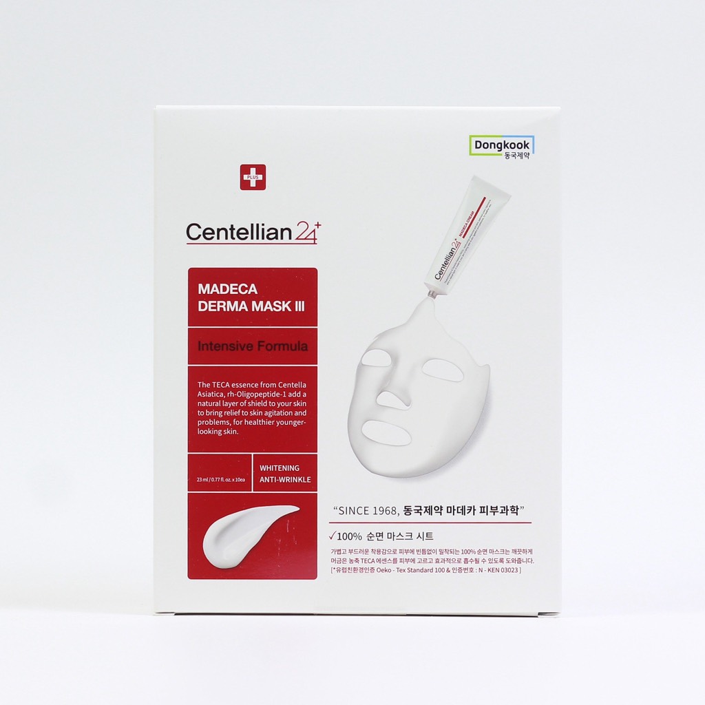 Mặt nạ dưỡng trắng CENTELLIAN 24+ tập đoàn dược Dongkook hộp 10 miếng (40ea)