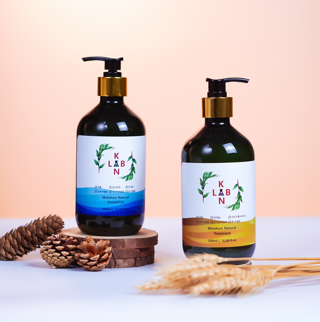 B01-Cặp dầu gội trị liệu, trị gàu và chống rụng tóc KangnamLab - Kn.Lab 500ml + 500ml (25ea)