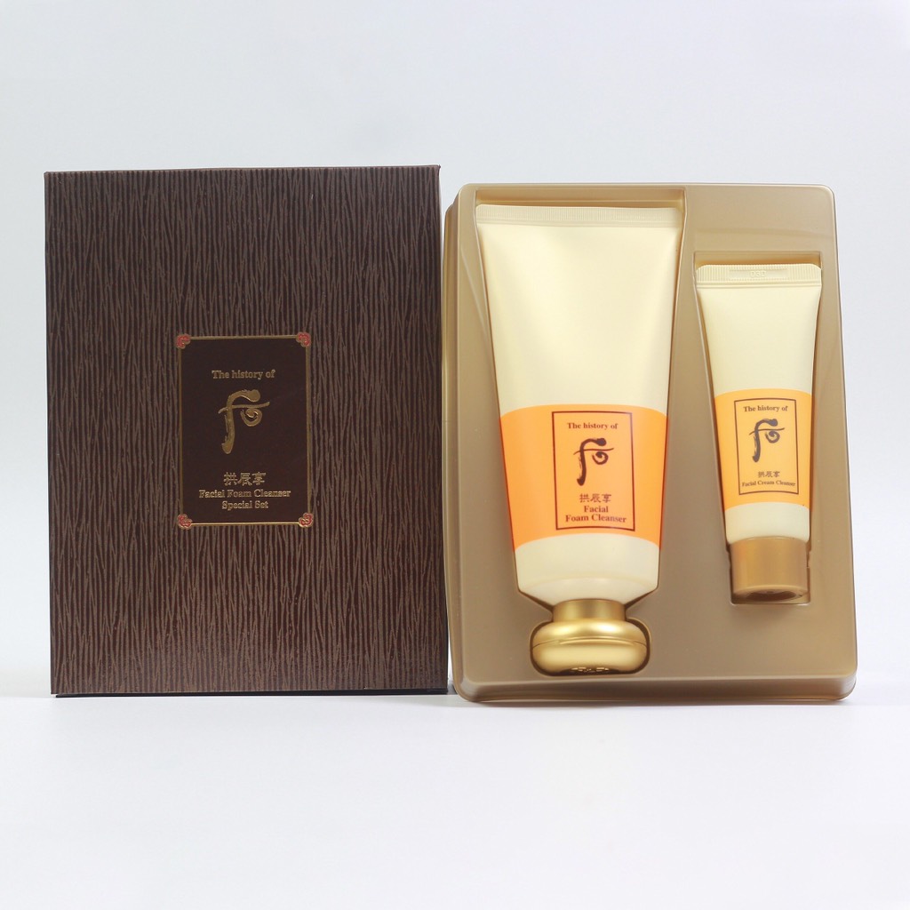 Sét sữa rửa mặt Whoo vàng 42kw (20ea) tăng 3%