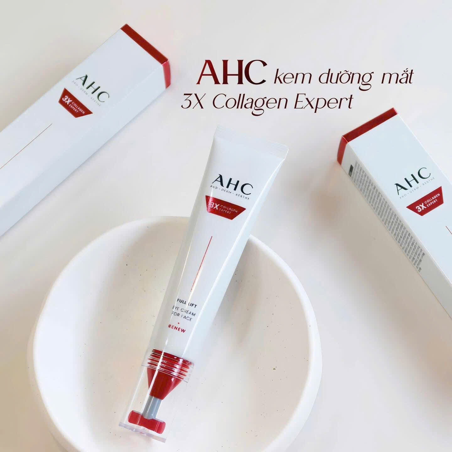 Kem dưỡng mắt nâng cơ và giảm nếp nhăn AHC Capsule Infused Eye 40ml