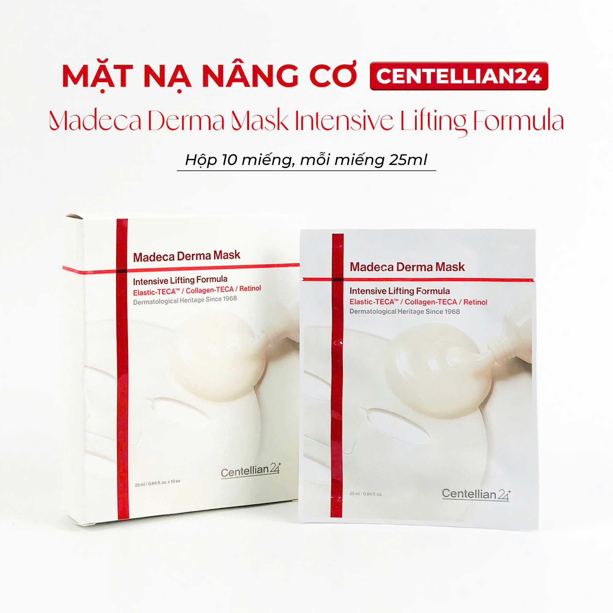 Mặt nạ nâng cơ Centellian24 Madeca Derma Mask Intensive Lifting Formula