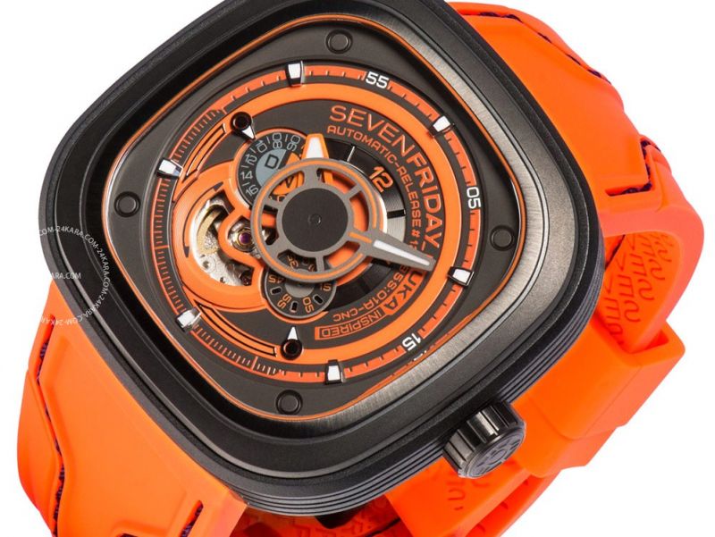 Đánh giá chiếc đồng hồ SevenFriday P3/07 KUKA III: Sắc cam rực rỡ