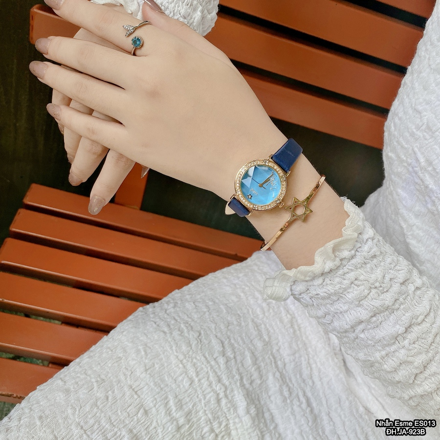 Đồng Hồ Nữ JA-823 Julius Hàn Quốc Dây Da (2 Màu)