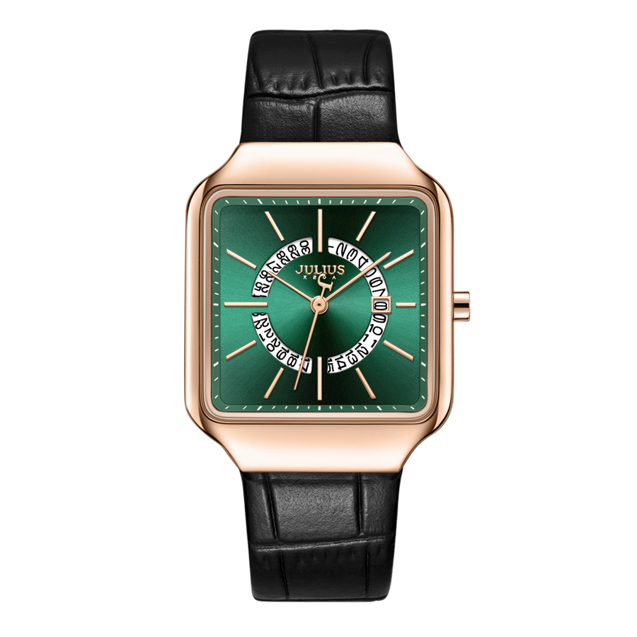Đồng Hồ Nữ JA-1392L Julius Hàn Quốc Dây Da (4 Màu)