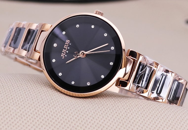 Đồng Hồ Julius JA-1209D Hàn Quốc (Đen)