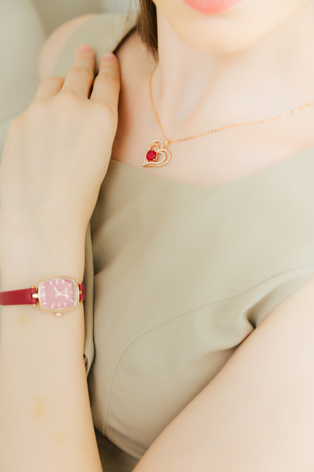 Dây Chuyền Cao Cấp ESME ES149  (Vàng Hồng)