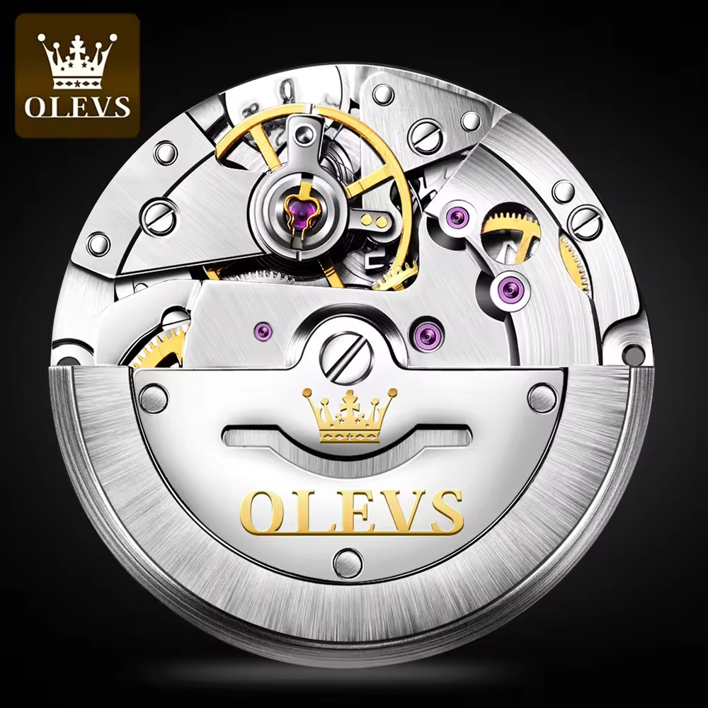 Đồng Hồ Cặp OLEVS-6632 Dây Thép Chính Hãng