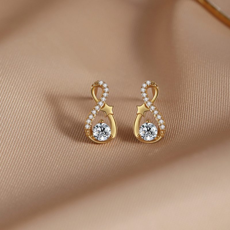 Bông Tai Cao Cấp ESME ES100BS Phủ Rodium