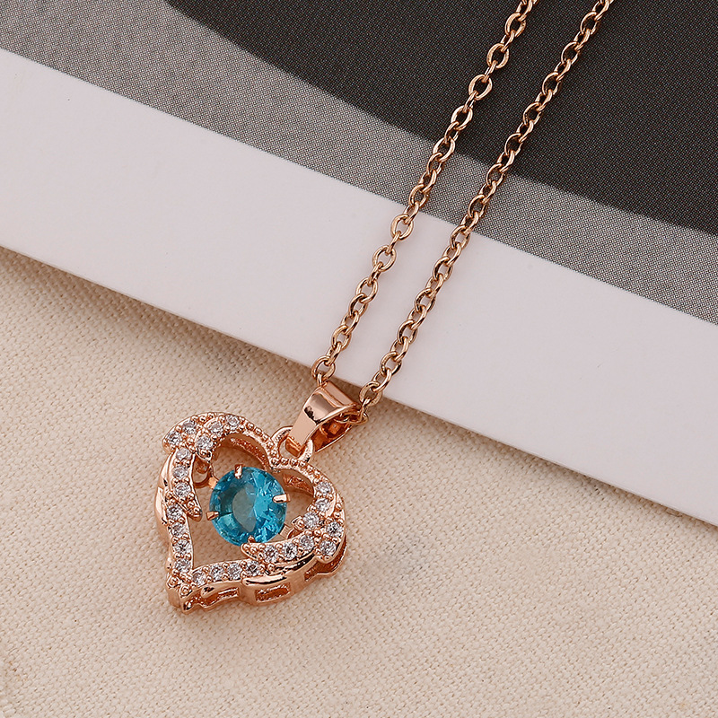 Nữ Trang ESME ES155 Dây Chuyền Cao Cấp (Vàng Hồng)