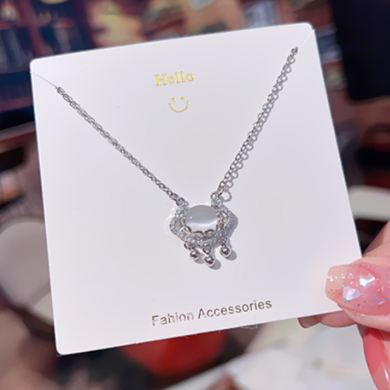 Nữ Trang ESME ES155 Dây Chuyền Cao Cấp (Bạc)