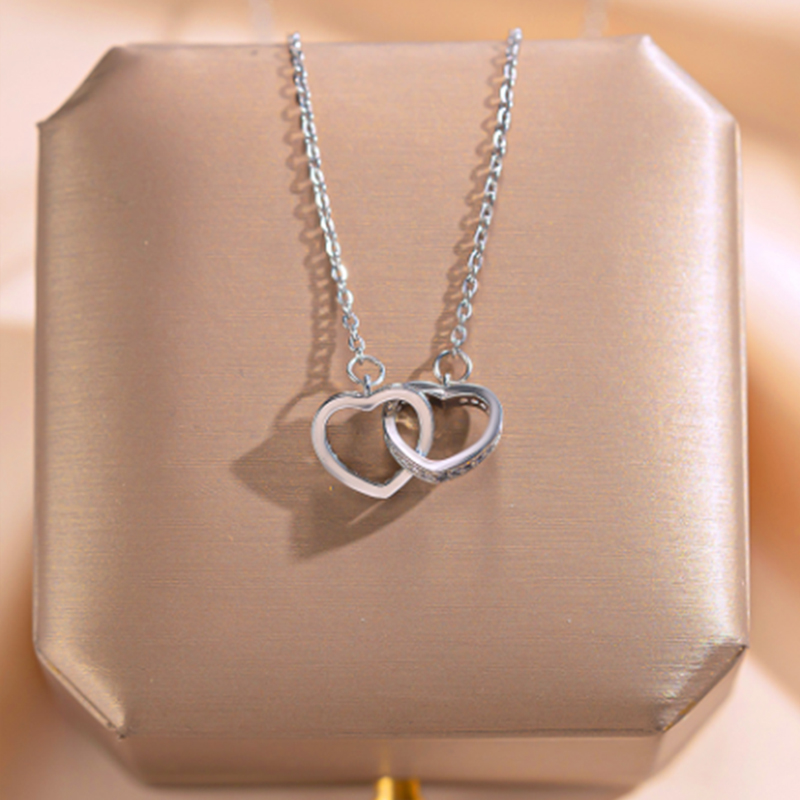 Nữ Trang ESME ES155 Dây Chuyền Cao Cấp (Bạc)