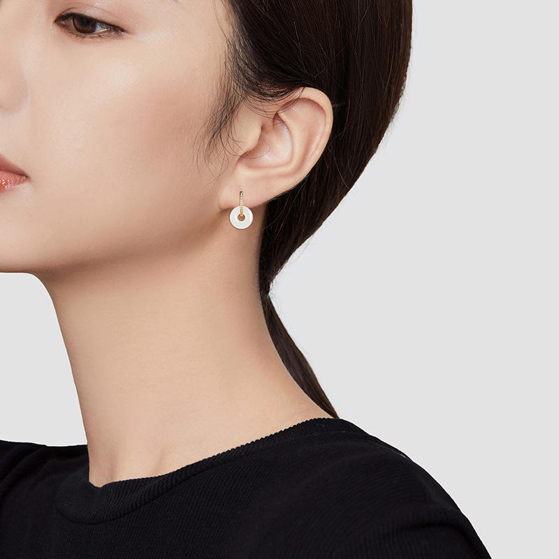 Bông tai ESME ES359AS-D913  Kiểu Dáng Độc Đáo