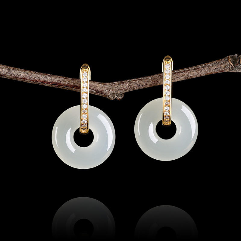 Bông tai ESME ES359AS-D913  Kiểu Dáng Độc Đáo