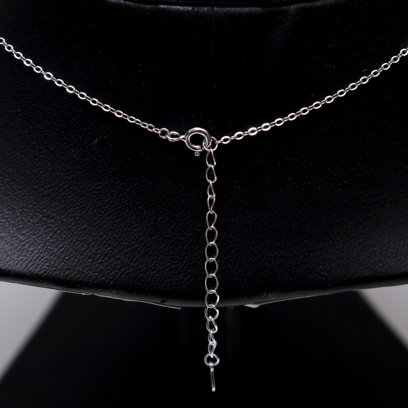 Dây Chuyền ESME ES163KC Kim Cương Đá Moissanite Bạc 925 Xi Kim 5 lớp