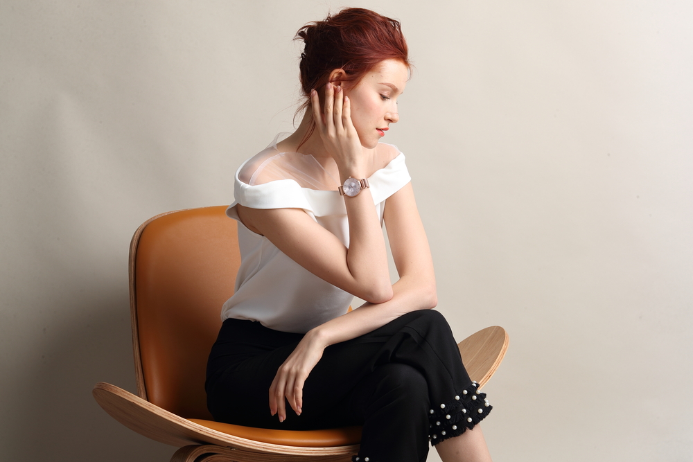 Đồng Hồ Nữ JS-025 Kính Sapphire Julius Star Dây Nam Châm Hàn Quốc (4 Màu)