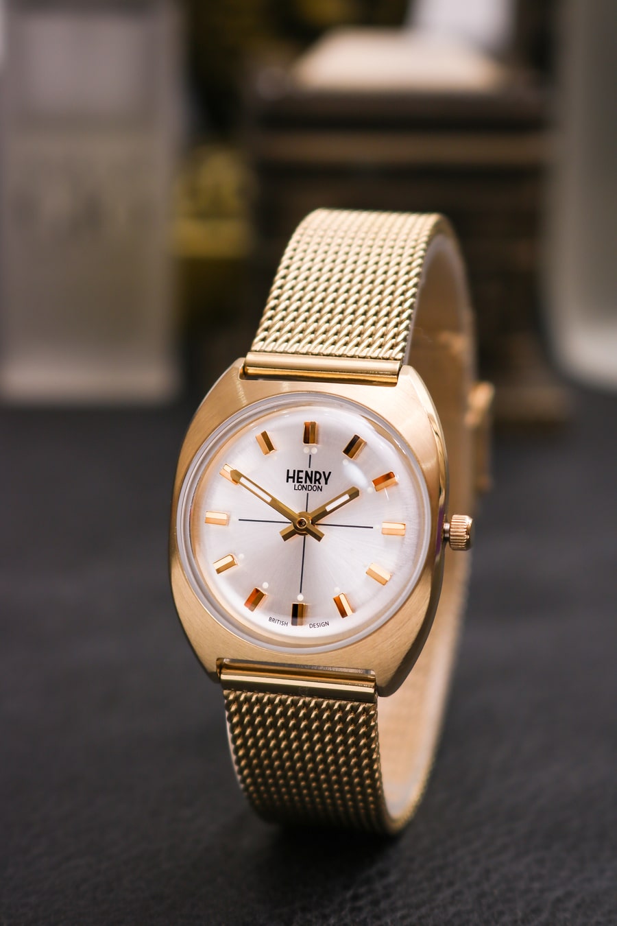 Đồng Hồ HL28-M-0452 Henry London (Vàng)