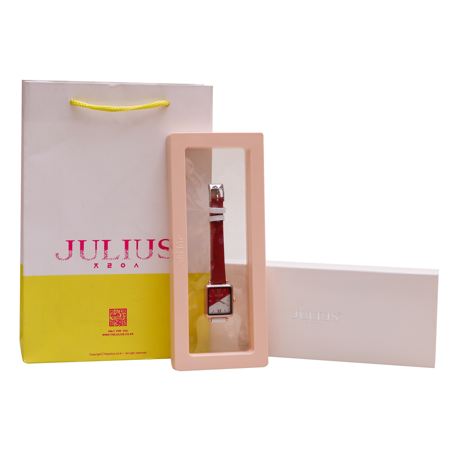 Đồng Hồ Nữ JA-1317A Julius Hàn Quốc (Đỏ)