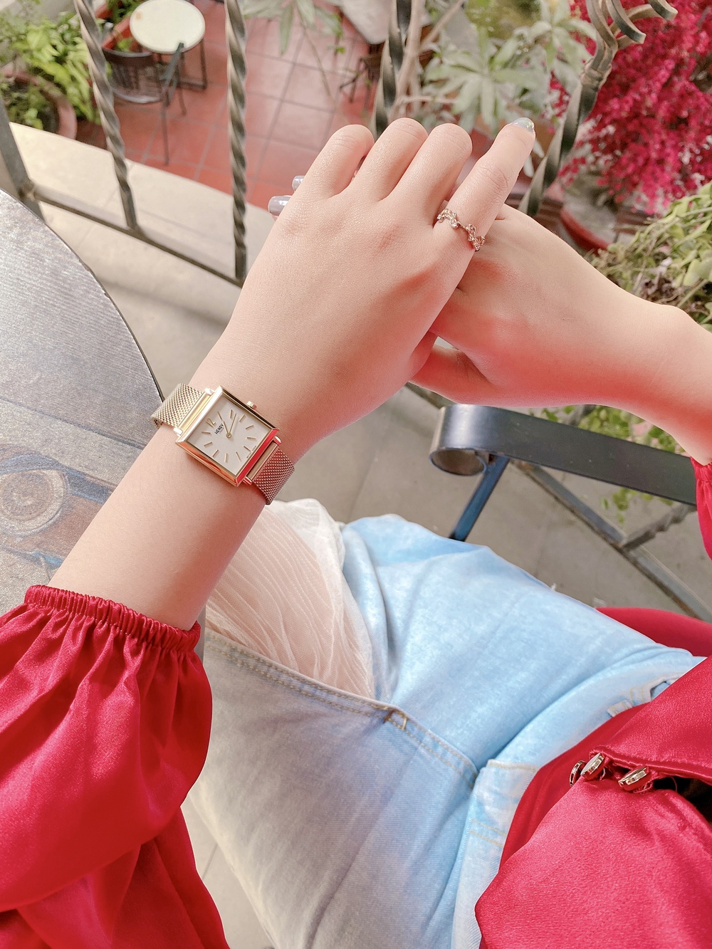 Đồng hồ nữ Henry London HL26-QM-0266 HERITAGE SQUARE