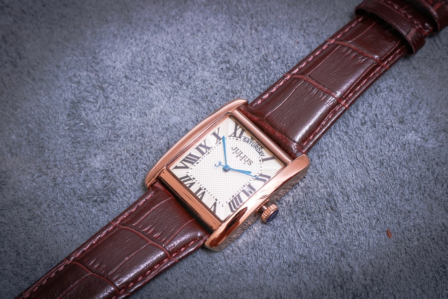Đồng Hồ Nữ JA-1398C Julius Hàn Quốc Dây Da (Nâu)