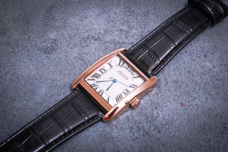 Đồng Hồ Nữ JA-1398D Julius Hàn Quốc Dây Da (Đen)