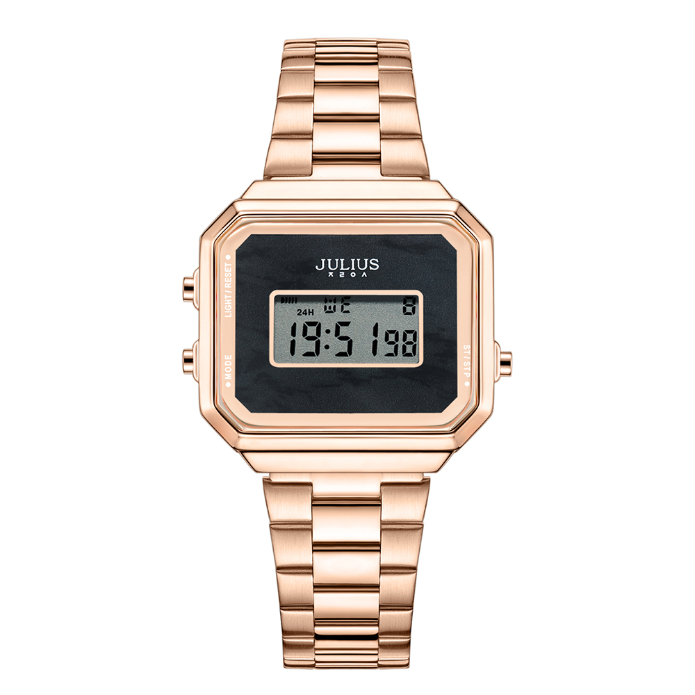 Đồng Hồ Nữ JA-1347B Julius Hàn Quốc Dây Thép ( Đồng)