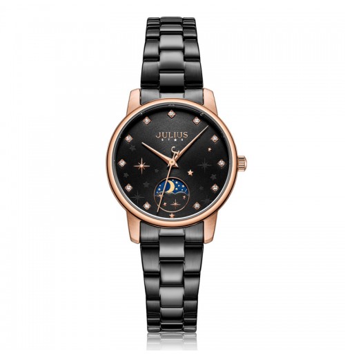 Đồng Hồ Nữ JS-029 Kính Sapphire Julius Star Hàn Quốc (4 Màu)