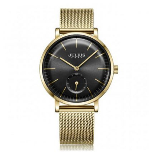 Đồng Hồ Nữ JA-1065B Julius Hàn Quốc Dây Thép (Vàng)